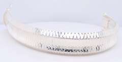 925 Sterling Silver Italian Wide Bracelet