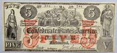 $5 Sept 2 1861 Series Counterfeit Note