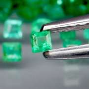 Collectors 2.21ct real Colombian Emerald set