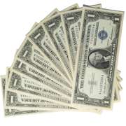 9 1957  Unc $1 Silver Certificates