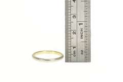 10K White Gold 1924 Art Deco Orange Blossom Wedding Band Ring