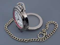 Rugged Swiss Army Pocket Watch in SS
