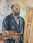 Paul Cezanne, Self Portrait with Palette