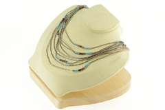 Sterling Silver Southwestern Turquoise Liquid Silver Layered Necklace