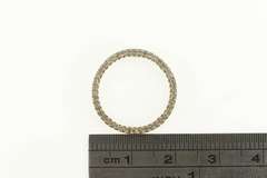 10K Yellow Gold 0.45 Ctw Diamond Round Circle Classic Pendant