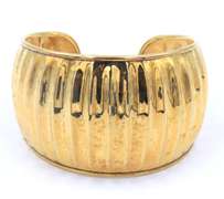 Italian 925 Sterling Silver Signed Cuff Bangle