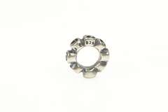 Sterling Silver Pandora Swirl Design Spacer Bead Slide Charm/Pendant