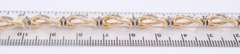 Majestic Yellow Gold Baguette and Diamond Crossover Bracelet