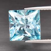 Ravishing 4.60ct 9mm princess cut Topaz