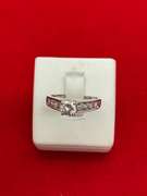 CERTIFIED BRAND NEW 14K WHITE GOLD AND DIAMOND ENGAGEMENT RING