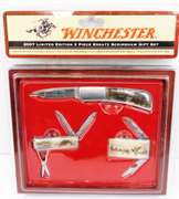 Winchester Ersatz Scrimshaw 3 Knife Set, Sealed