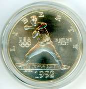 1992-D Olympic Baseball Commemorative Silver Dollar