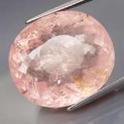 Huge! 34.90ct UNTREATED chantilly pink Morganite