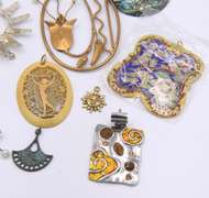 Group Lot of Costume Pendants