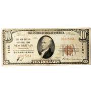 $10 1929 National Currency Series New Britain Natl BankConn  Natl Bank Note