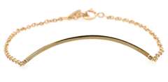 Tiffany & Co 18kt Yellow Gold T Smile Bracelet