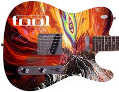Tool Danny Carey Autographed Signed Custom Graphics Guitar ACOA