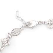 Plated Rhodium Diamond Bracelet