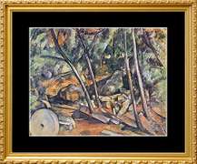 Paul Cezanne, Woods with Millstone