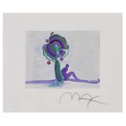 Figure Under Tree by Peter Max