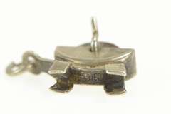 Sterling Silver 3D Articulated Stone Grinder Blacksmith Charm/Pendant