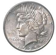1926-S Peace Silver Dollar