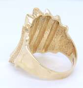 Gorgeous Yellow Gold Saddle Ring