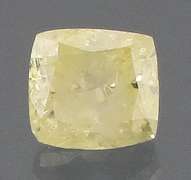 Unheated .22ct fancy yellow Diamond solitaire