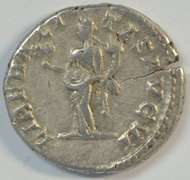 Sharp Caracalla Roman Silver Denarius, 198-217 AD