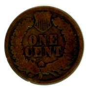 1873 Closed “3” Indian Head Cent
