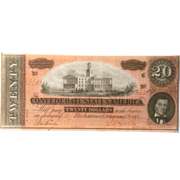 $20 CSA Feb 14 1864C Series Note