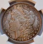 1887 Top 100 Vam 12A DDO Gator &Clash MS 62 Morgan