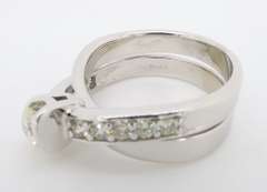 1.00CTW Diamond Cross-Over Ring