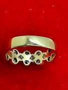 CERTIFIED 14KGOLD AND DIAMOND RING
