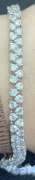 DOUBLE LAYER 5.60 CARATS DIAMOND TENNIS BRACELET WITH ROUND BRILLIANT CUT LAB GROWN DIAMONDS