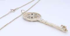 Tiffany & Co Daisy Key Pendant on Chain