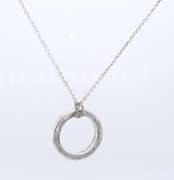 Tiffany & Co 1837 Circle Pendant on Chain