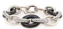 David Yurman XL Oval Chain Link Bracelet in Sterling
