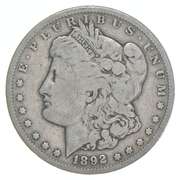 1892-CC Morgan Silver Dollar