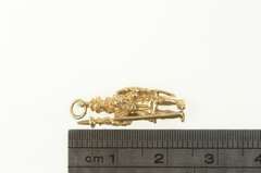 14K Yellow Gold 3D Yeomen Of Guard ﻿Warder ﻿English Royal Charm/Pendant