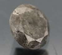 Beautiful 1.29ct gray and black Diamond solitare