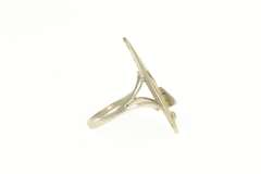 Sterling Silver Oval African Traditional Face Mask Statement Ring