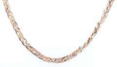 Vintage 925 Sterling Silver Braided Necklace