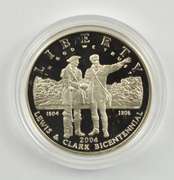 2004-P Lewis & Clark Commemorative Dollar Coin & Pouch Set Box & COA