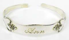 Vintage Reed & Barton Sterling Cuff - Ann