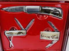 Winchester Ersatz Scrimshaw 3 Knife Set, Sealed