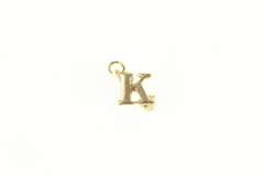10K Yellow Gold K Kappa Greek Letter Fraternity Lapel Pin/Brooch