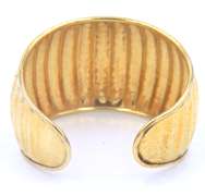 Italian 925 Sterling Silver Signed Cuff Bangle