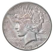 1934-S Peace Silver Dollar