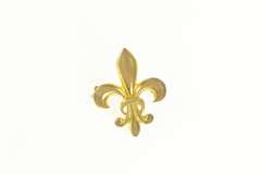 Gold Filled Fleur De Lis Symbol Purity Watch Hanger Pin/Brooch